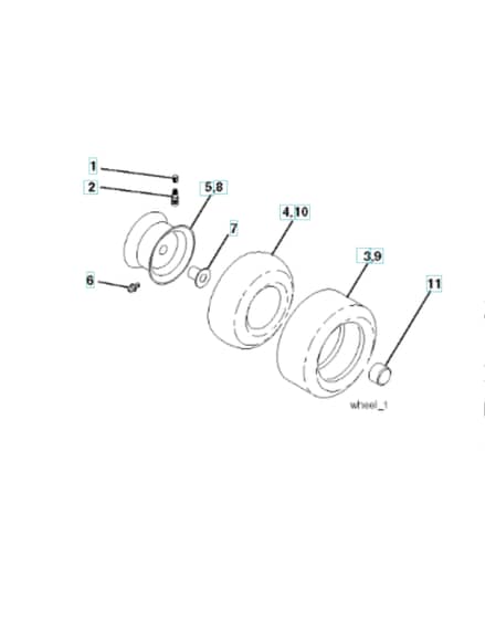 Husqvarna Lth1842 - Wheels & Tyres