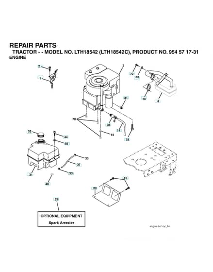 Husqvarna Lth18542 - Engine