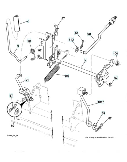 Husqvarna Lth19530 - Mower Lift & Deck Lift