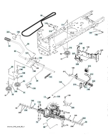 Husqvarna Lth2142 - Drive
