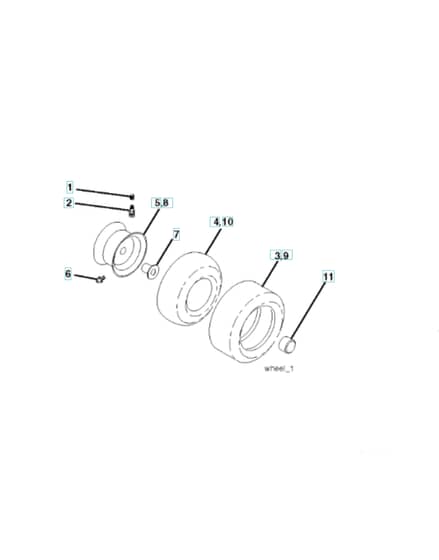 Husqvarna Lth2142 - Wheels & Tyres