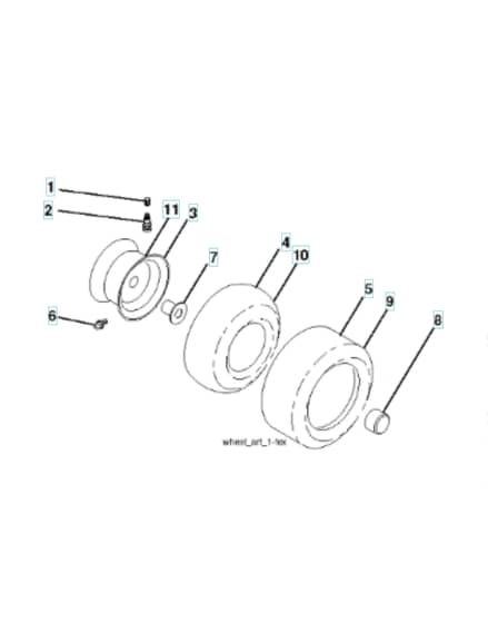 Husqvarna Lth 151 - Wheels & Tyres