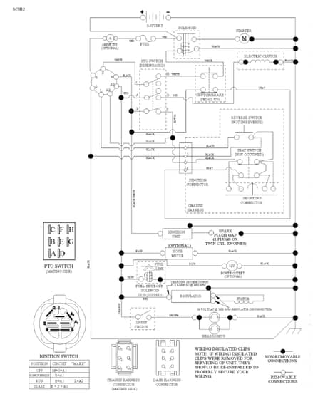 Husqvarna Lth 154 - Schematic