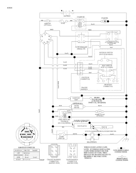 Husqvarna Lth 171 - Schematic
