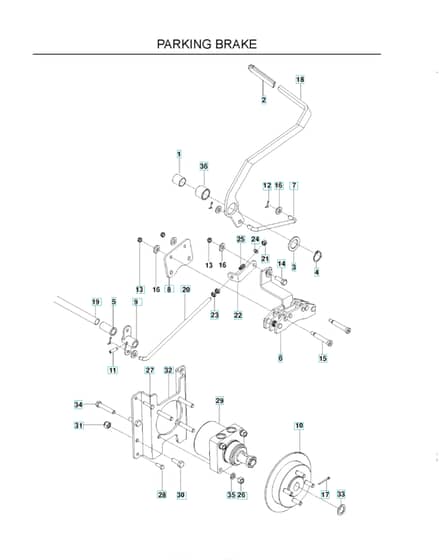 Husqvarna Lz30 - Parking Brake