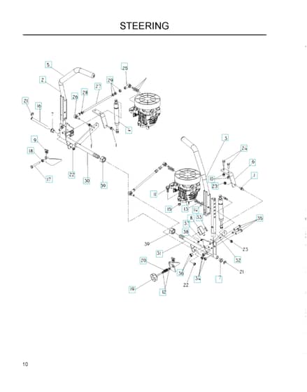 Husqvarna Lz5227 - Steering