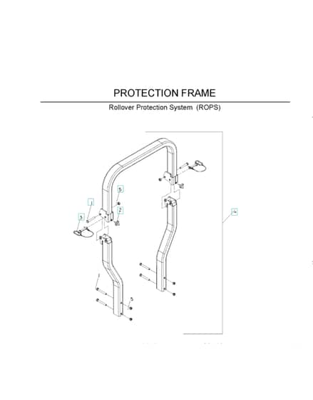 Husqvarna Lz7230 C - Protection Frame