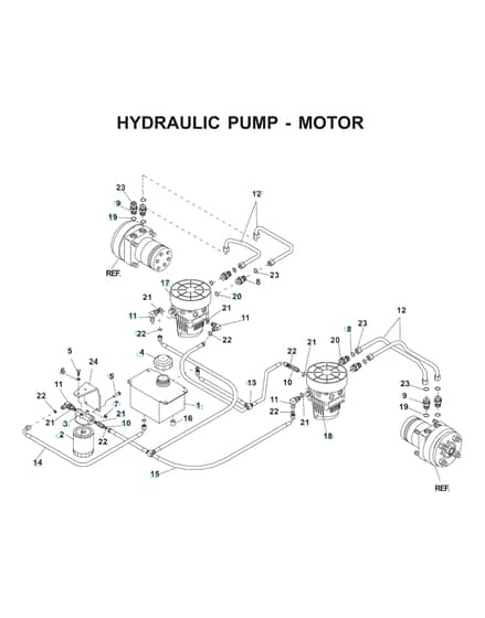 Husqvarna Lz7230 Txpkoa - Hydraulic Pump
