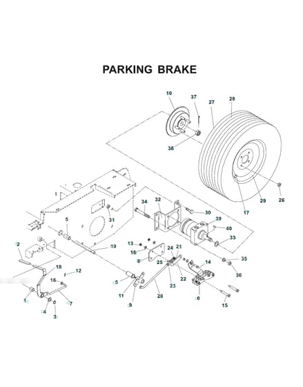Husqvarna Lz 5227 Txpkoa - Parking Brake