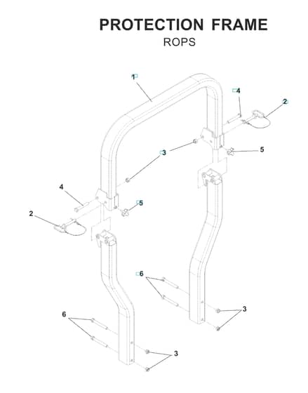 Husqvarna Lz 5227 Txpkoa - Protection Frame