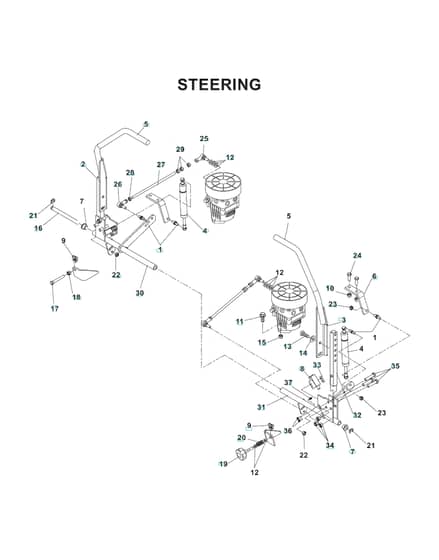 Husqvarna Lz 5227 Txpkoa - Steering