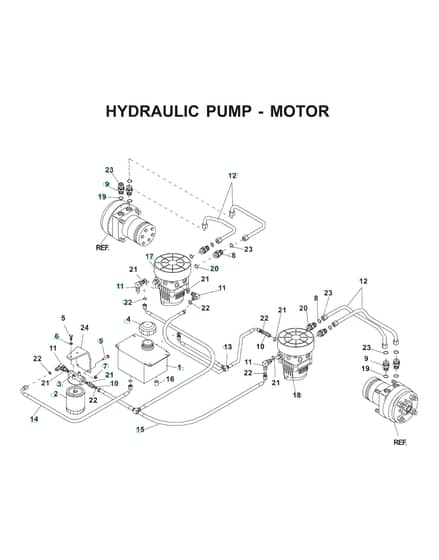 Husqvarna Lz 6130 Txpkoa - Hydraulic Pump