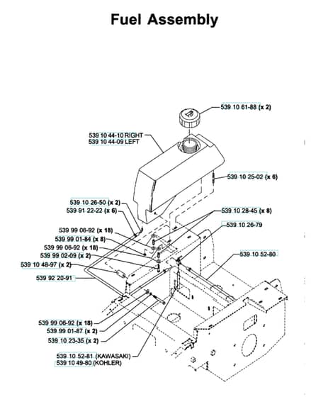 Husqvarna Lz 7227 Tkoa - Fuel System