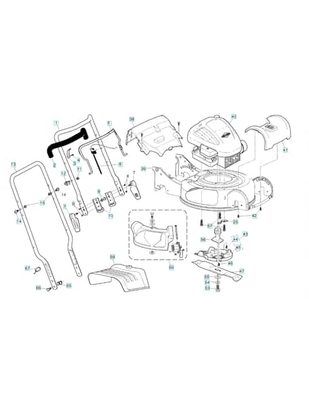 Husqvarna M145 SV - Handle & Controls