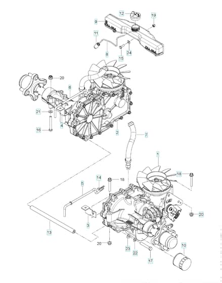 Husqvarna M-Zt52 - Hydraulic Pump