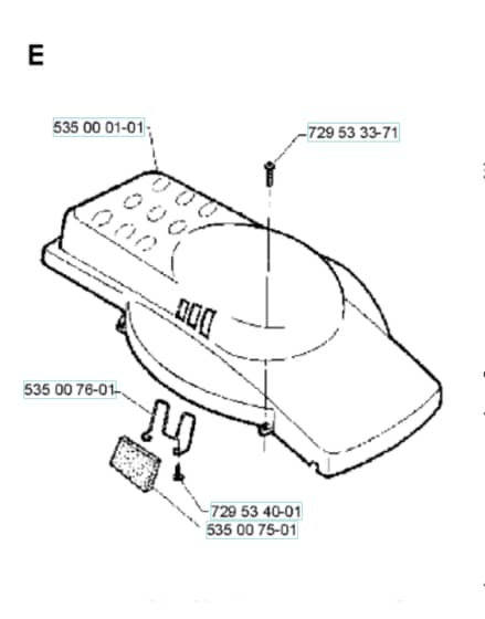 Husqvarna MASTER 43RC - Cover