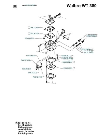 Husqvarna Mondo - Carburetor Details