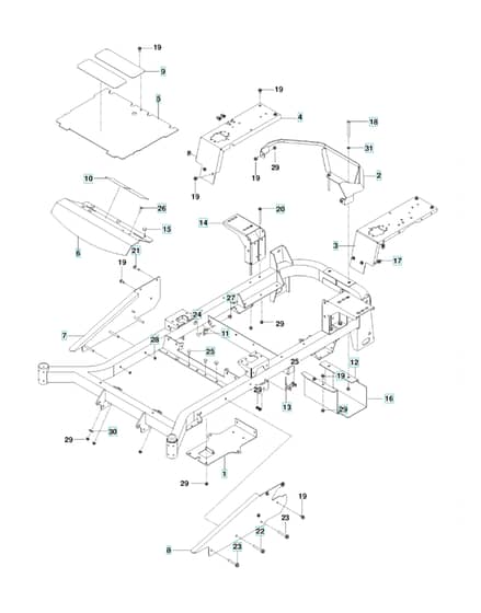 Husqvarna Mz28T - Frame 2