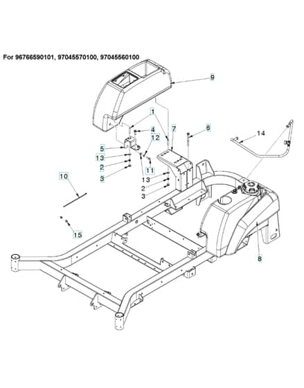 Husqvarna Mz48 - Fuel System
