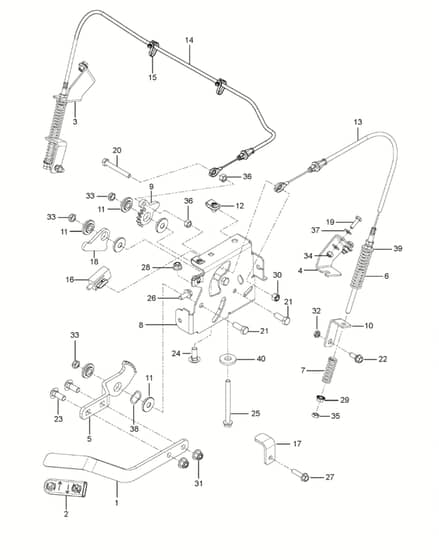 Husqvarna Mz5226 - Parking Brake
