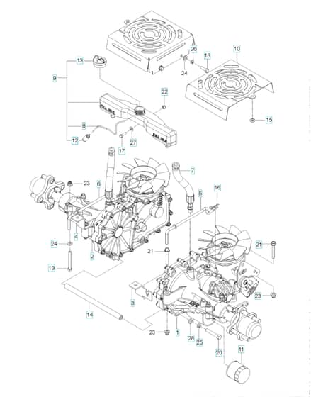 Husqvarna Mz5424S - Hydraulic Pump