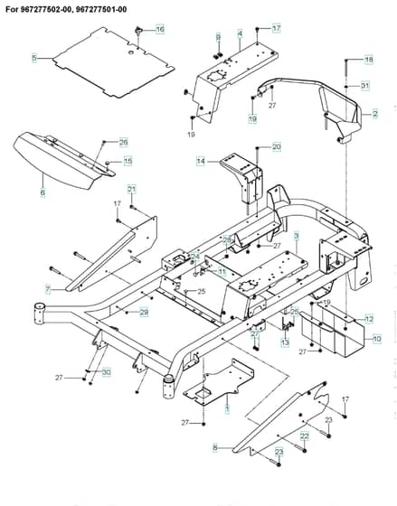 Husqvarna Mz61 - Frame 2