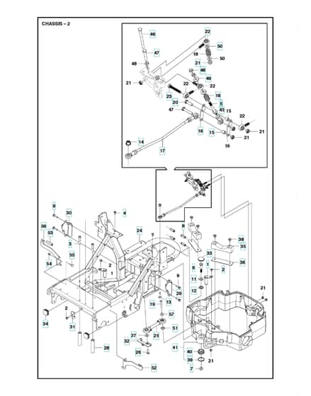 Husqvarna P524EFI - Chassis & Frame