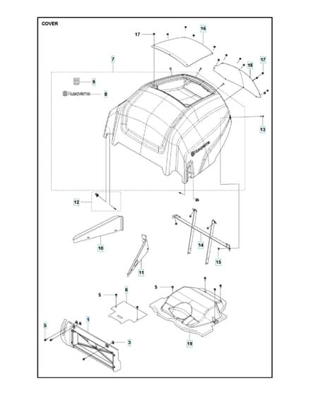 Husqvarna P 520DX - Cover