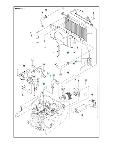 Husqvarna P 520DX - Engine 2