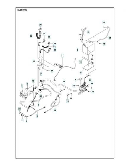 Husqvarna P 524 - Electrical