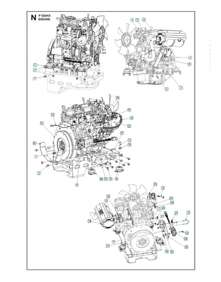 Husqvarna P 535HX - Engine 2