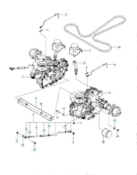 Husqvarna P-Zt5224 Fs - Hydraulic Pump