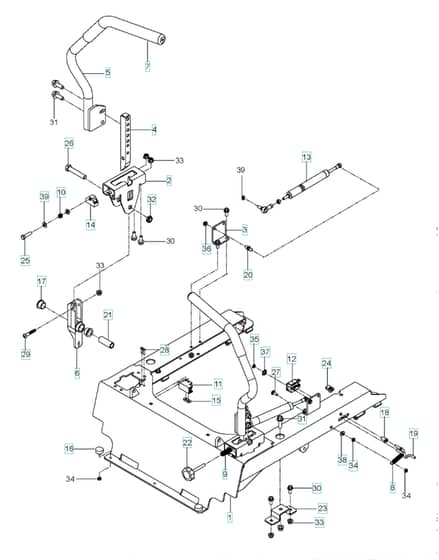 Husqvarna P-Zt5224 Fs - Steering