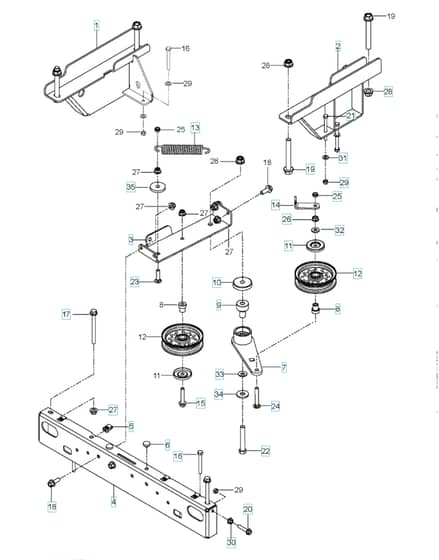 Husqvarna P-Zt60 - Hydraulic Frame