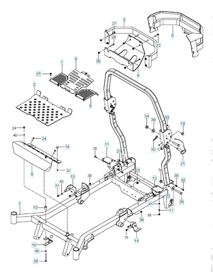Husqvarna P-Zt 48 - Frame
