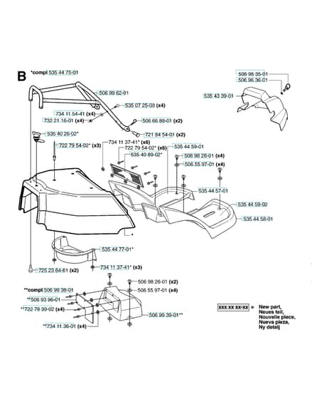 Husqvarna PR15 - Cover