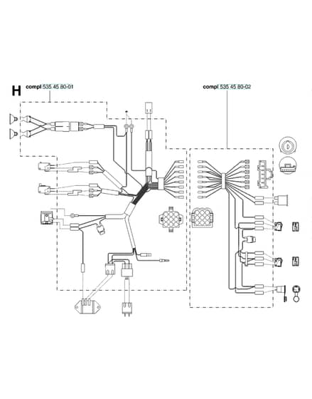 Husqvarna PR15 - Wiring Harness