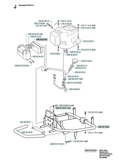Husqvarna PR18 AWD - Engine