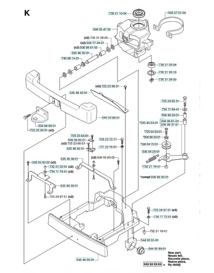 Husqvarna PR18 AWD - Steering Column