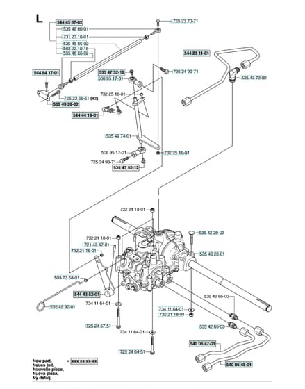 Husqvarna PR18 AWD - Transmission