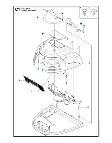 Husqvarna PR 17 AWD - Cover