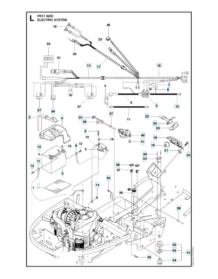 Husqvarna PR 17 AWD - Electrical