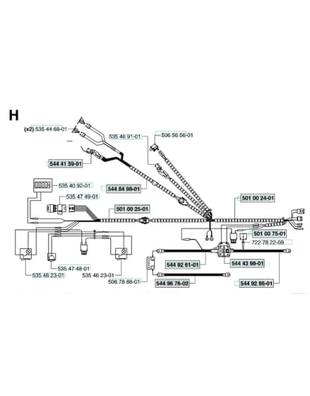 Husqvarna PR 18 - Wiring Harness