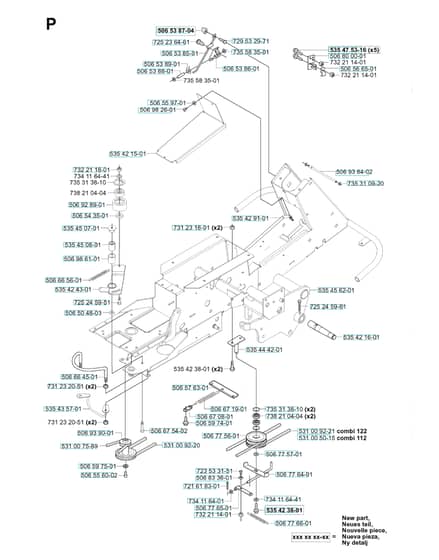 Husqvarna PROFLEX 18 - Frame