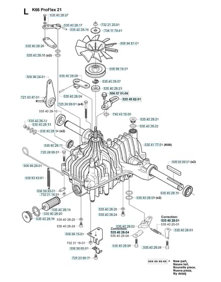 Husqvarna PROFLEX 18 - Transmission 2