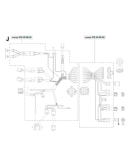 Husqvarna PROFLEX 18 - Wiring Harness