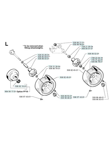 Husqvarna PROFLEX 20 - Wheels & Tyres