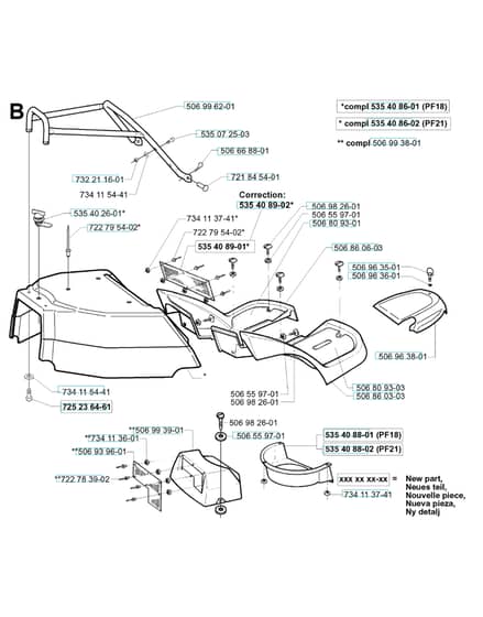 Husqvarna PROFLEX 21 - Hood