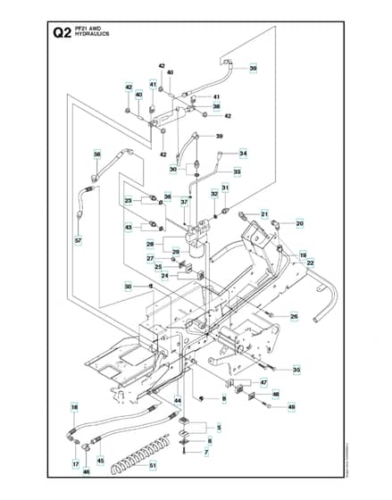 Husqvarna PROFLEX 21 AWD - Hydraulics 2