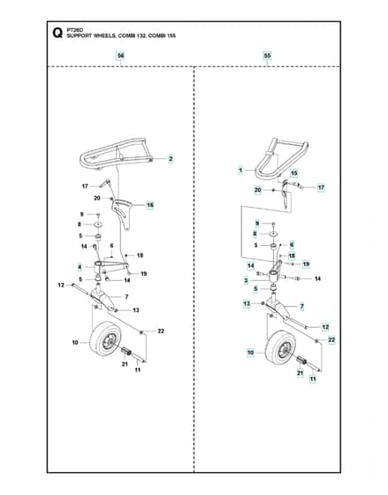 Husqvarna PT 26D - Wheels & Tyres 2